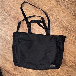 Zomee Black pumping Tote Bag like new